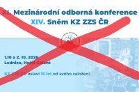 Informace o zrušení XI. mezinárodní konference KZ ZZS ČR