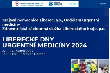 Krajská nemocnice Liberec a ZZS LK pořádají Liberecké dny urgentní medicíny