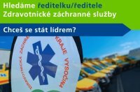 O místo šéfa záchranky na Vysočině se uchází 20 lidí. Nahradí ředitelku, která odešla po sporech