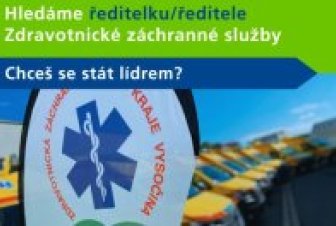 O místo šéfa záchranky na Vysočině se uchází 20 lidí. Nahradí ředitelku, která odešla po sporech
