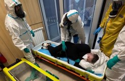 Pravidelné přezkoušení záchranářů z Týmu pro specializované činnosti