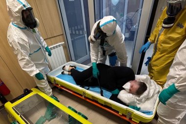 Pravidelné přezkoušení záchranářů z Týmu pro specializované činnosti