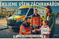 U sanitky řekl jednu větu: „Děkuji.“ Záchranáři na ni nezapomenou