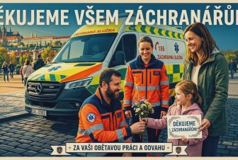 U sanitky řekl jednu větu: „Děkuji.“ Záchranáři na ni nezapomenou